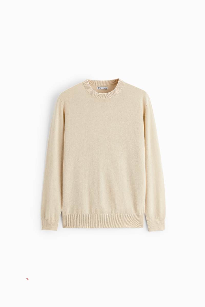 ZARA 100% CASHMERE Tröjor Herr Bruna | DBAPS-0697