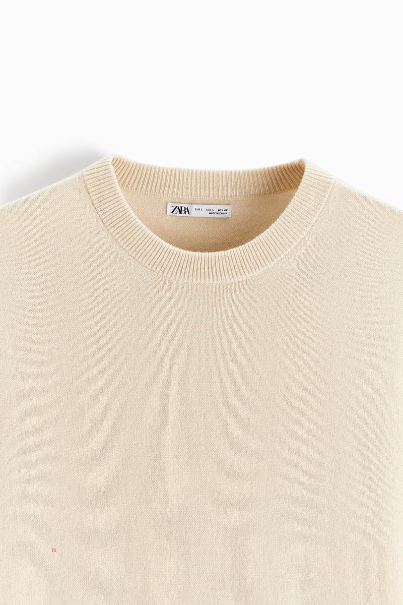 ZARA 100% CASHMERE Tröjor Herr Bruna | DBAPS-0697