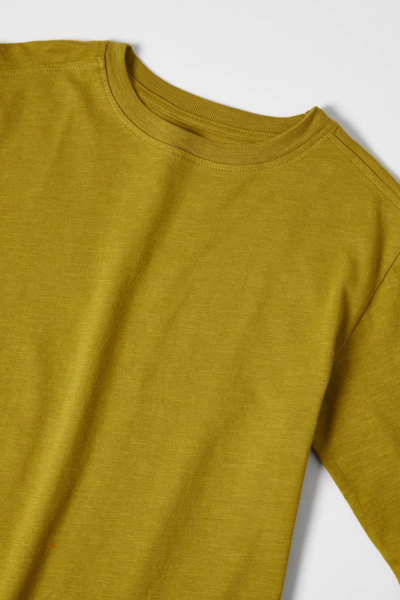 ZARA 3-PACK OF PLAINS T-shirt Pojke Gröna | GKTUM-2031