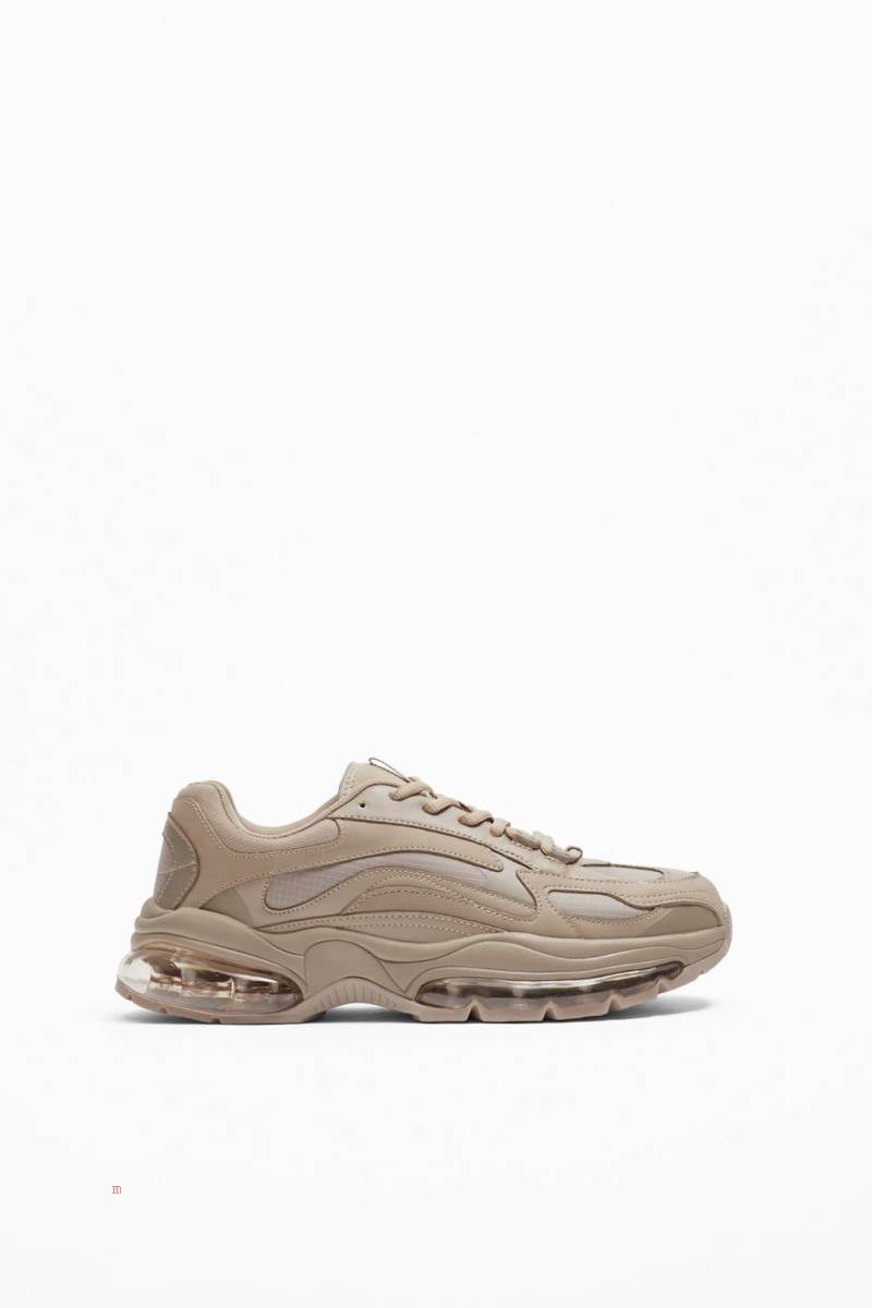 ZARA AIR CUSHION RUNNING Träningsskor Herr Vita | INKDG-2587