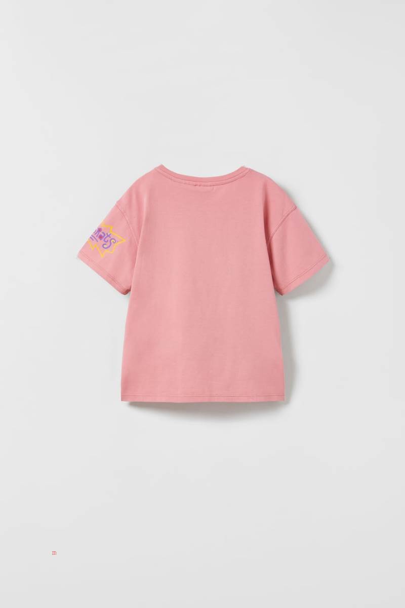 ZARA ANGELICA AND SUSY RUGRATS © NICKELODEON T-shirt Tjej Rosa | YHICG-5964