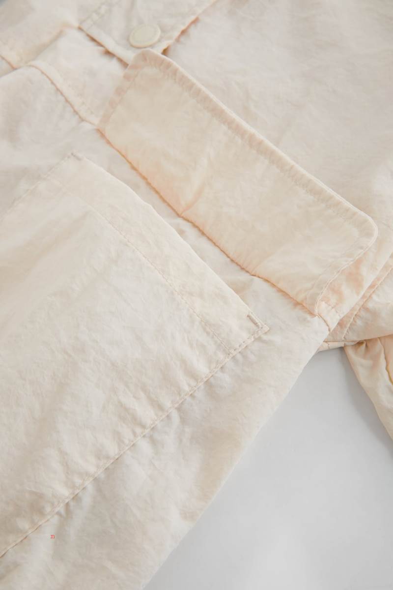 ZARA ANORAK WITH TRIMS Jacka Tjej Grå Vita | VBMKC-3902