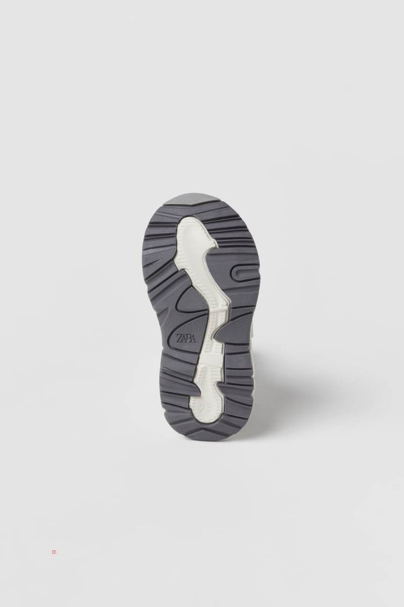 ZARA BABY/ MESH Sneakers Tjej Vita | XGSUM-1046