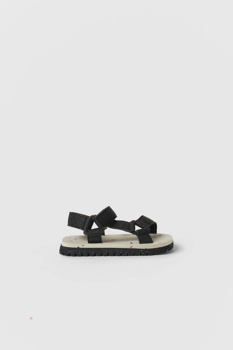 ZARA BABY/ PIÑATEX® X ZARA TECHNICAL Sandaler Tjej Grå | GWTVP-0429