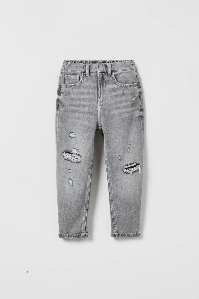 ZARA BAGGY FIT Jeans Pojke Grå | STKFM-3146
