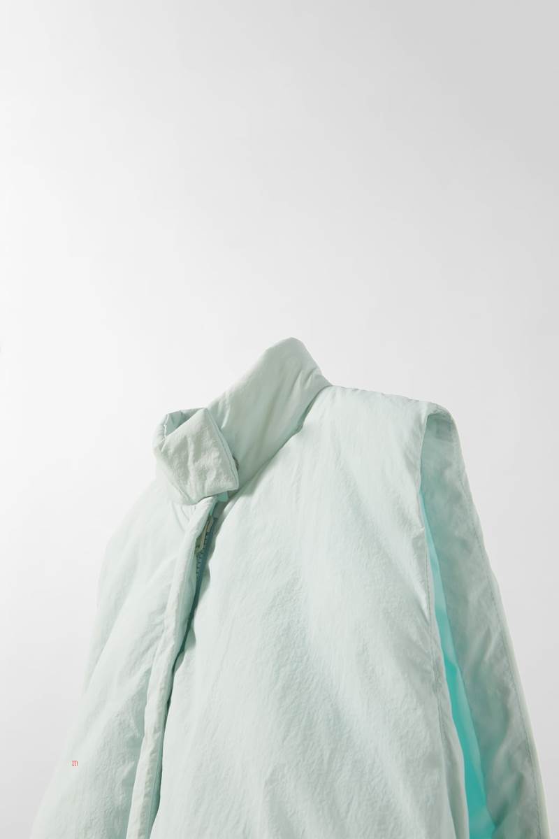 ZARA BALLOON FIT PUFFER Kostym Gilet Tjej Gröna | NREQX-4096