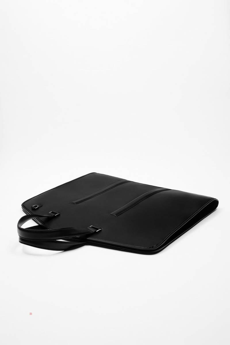ZARA BASIC SUIT CARRIER Resväska Herr Svarta | DOKQU-8142