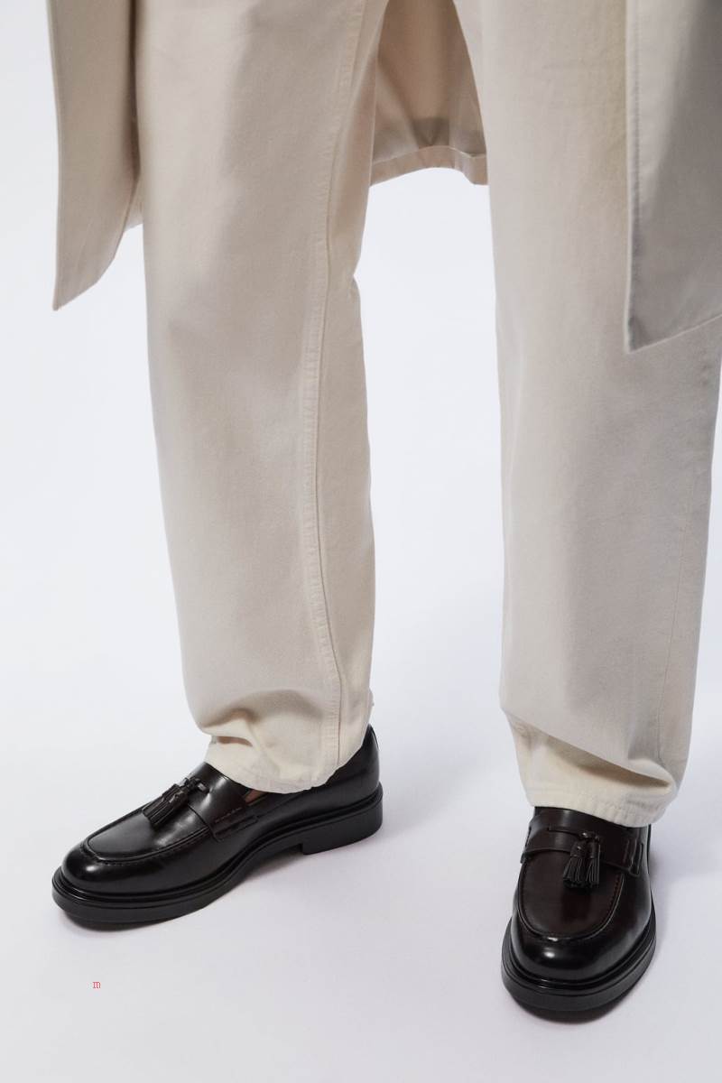ZARA BASIC WITH TASSELS Loafers Herr Bruna | JRUFV-3297