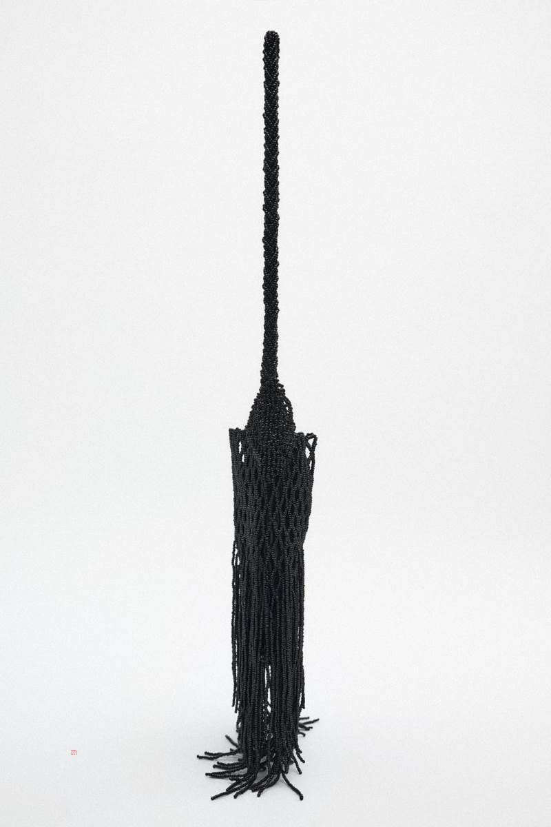 ZARA BEADED Axelväska Dam Svarta | AGJDM-3708