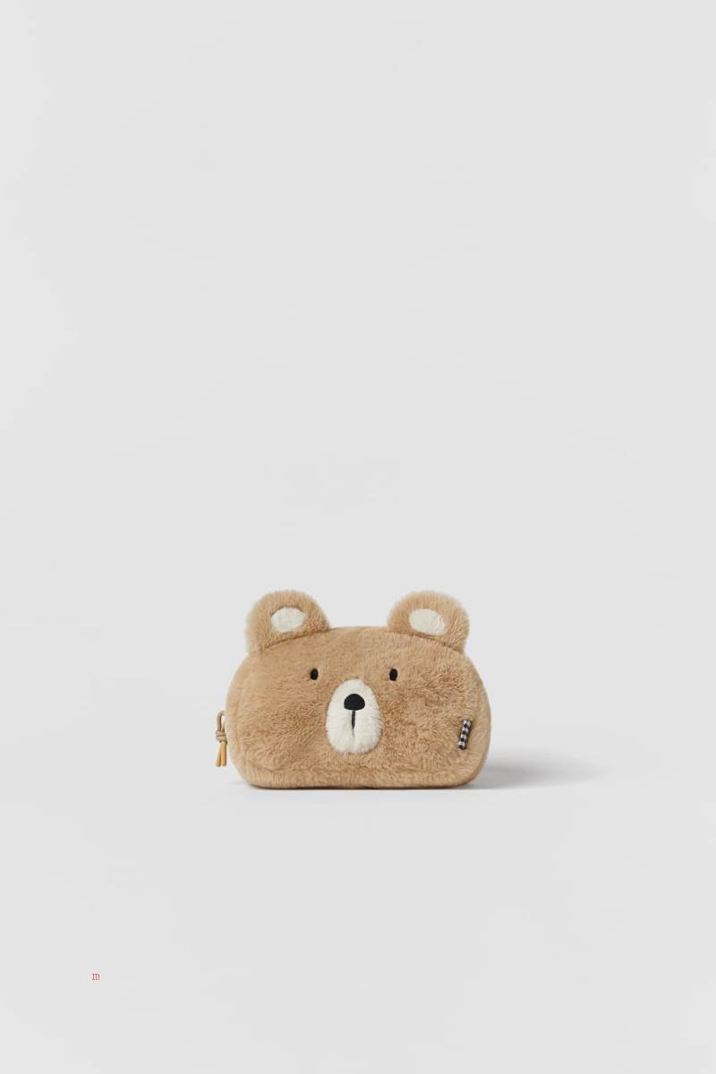 ZARA BEAR Toalettmappe Tjej Bruna | BKXLH-9230