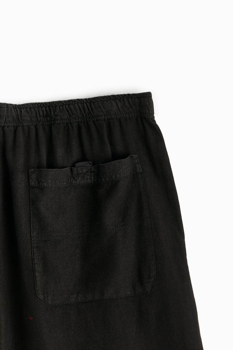 ZARA BERMUDA SET Shorts Herr Svarta | FXGDJ-8247