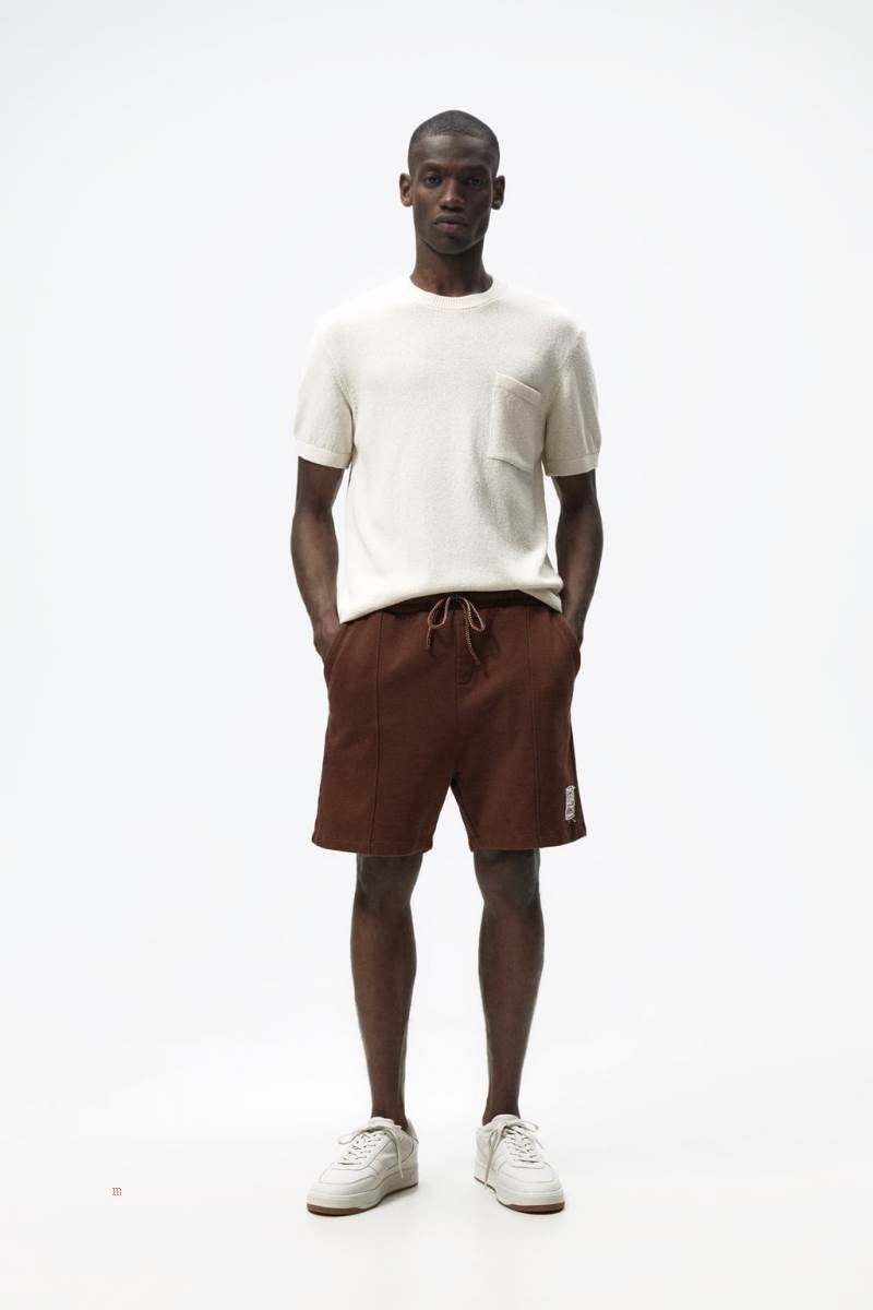ZARA BERMUDA Shorts Herr Bruna | WKNPG-5129