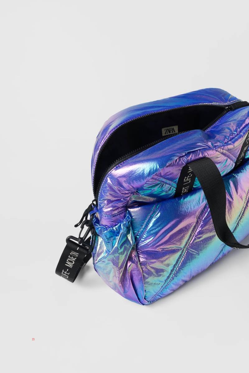 ZARA BOWLING BAG Handväska Tjej Olika Färger Röda | GKAQY-4269