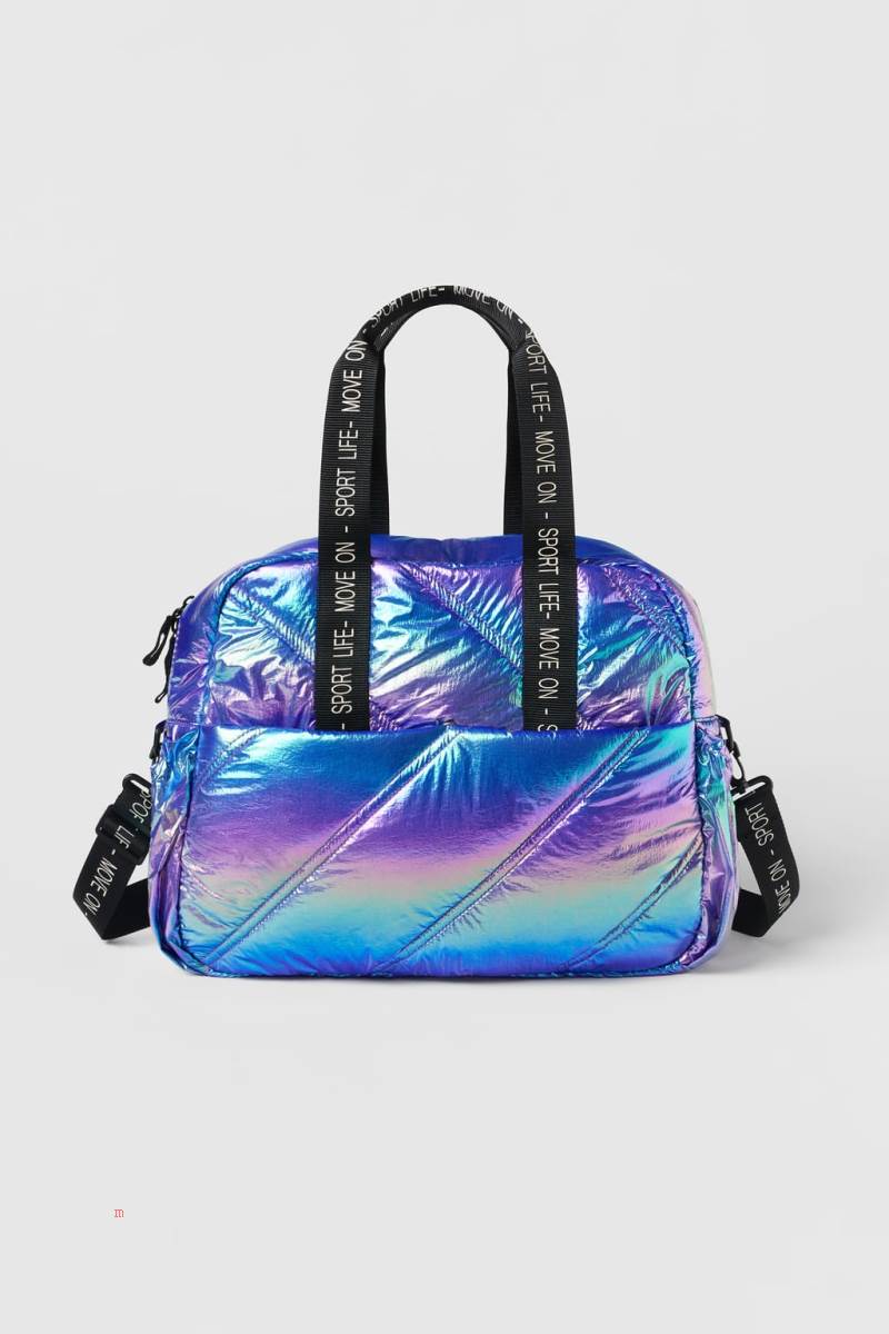 ZARA BOWLING BAG Handväska Tjej Olika Färger Röda | GKAQY-4269