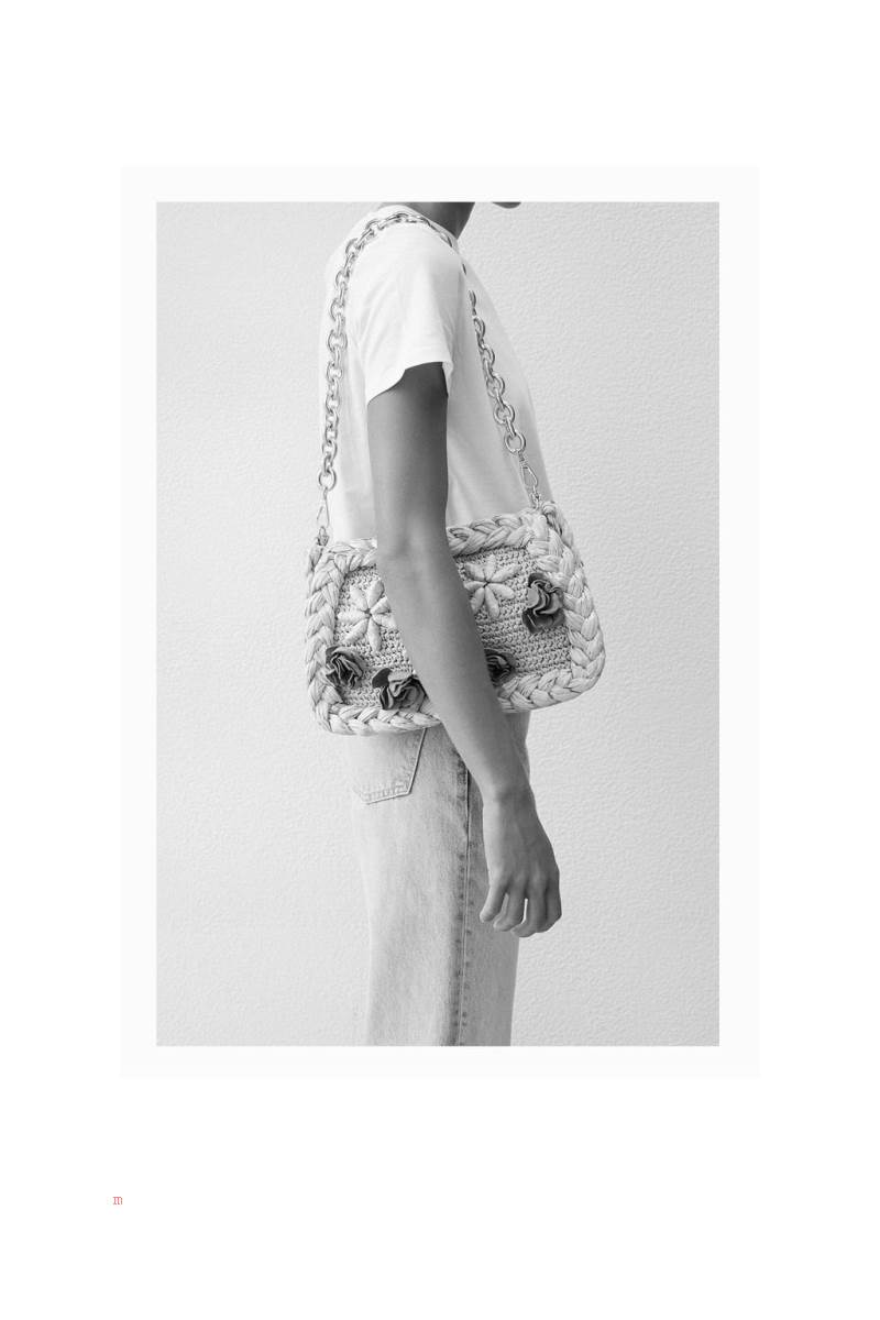 ZARA BRAIDED FLORAL Axelväska Dam Beige | TQJBH-5839