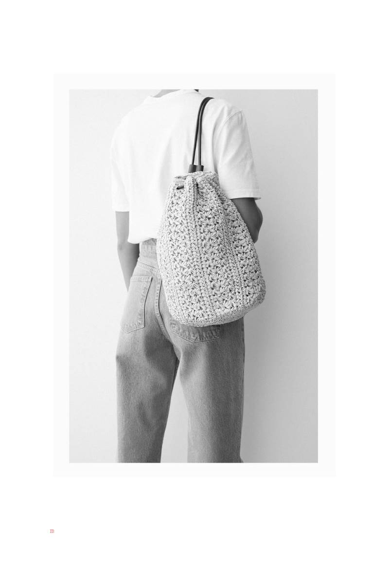 ZARA BRAIDED Ryggsäck Dam Beige | XAEOC-1462