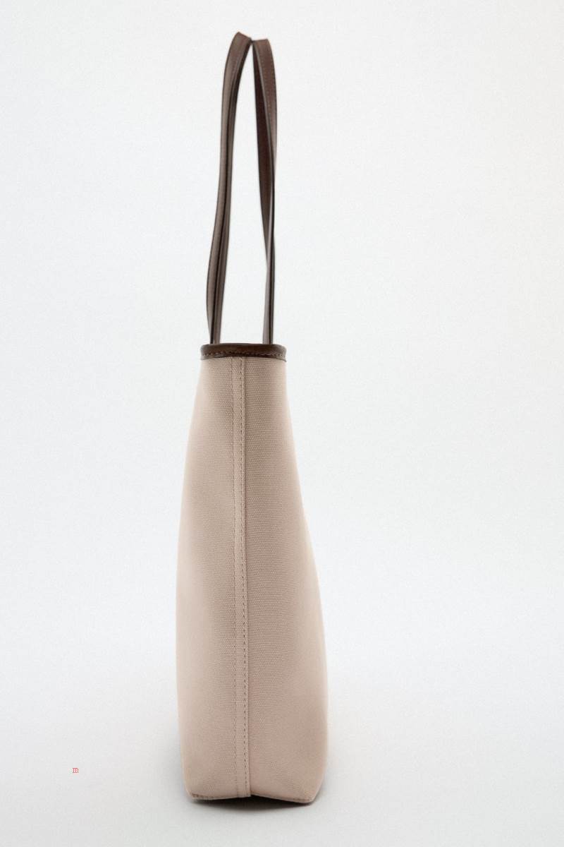 ZARA CANVAS Toteväska Dam Rosa | LHDRK-5317