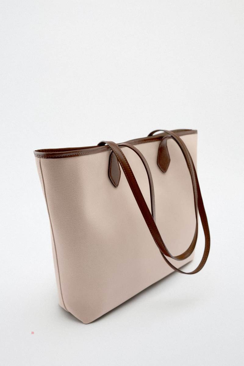 ZARA CANVAS Toteväska Dam Rosa | LHDRK-5317