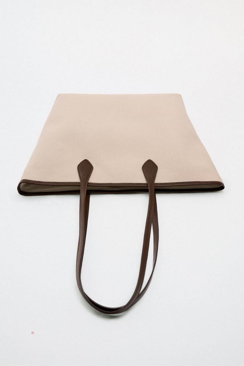 ZARA CANVAS Toteväska Dam Rosa | LHDRK-5317