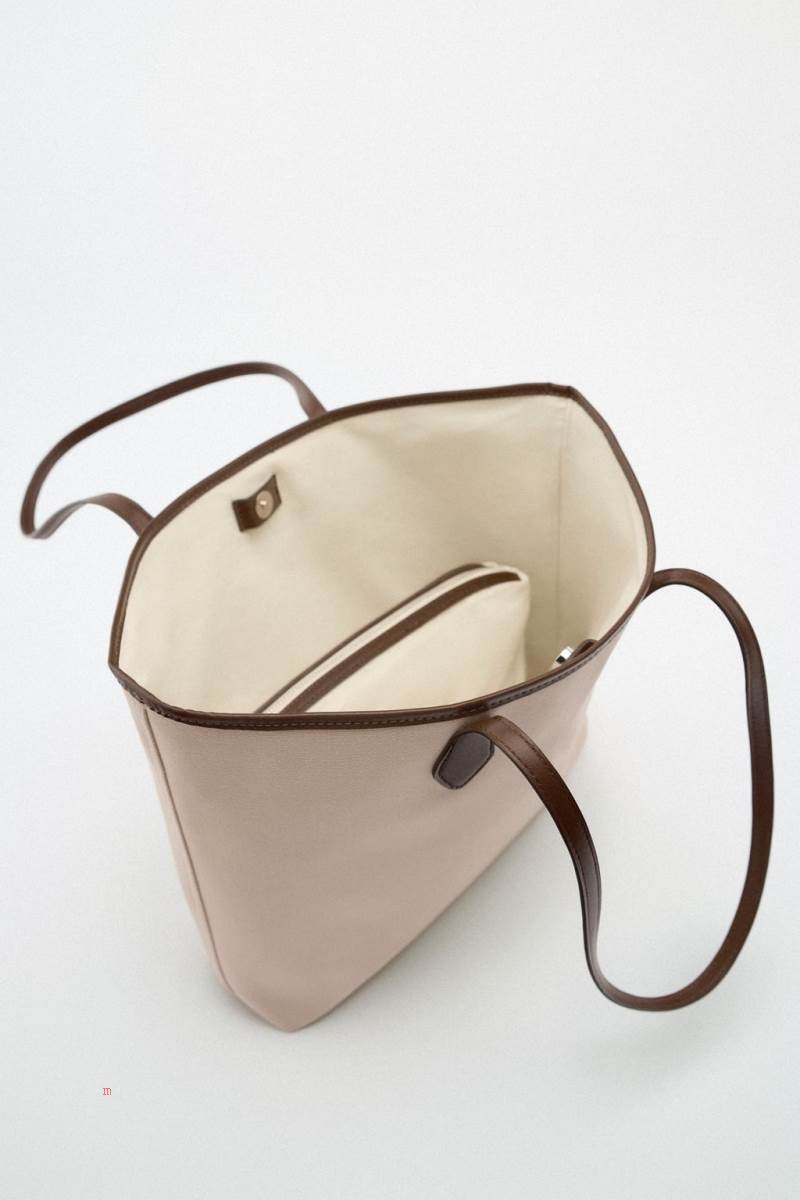 ZARA CANVAS Toteväska Dam Rosa | LHDRK-5317