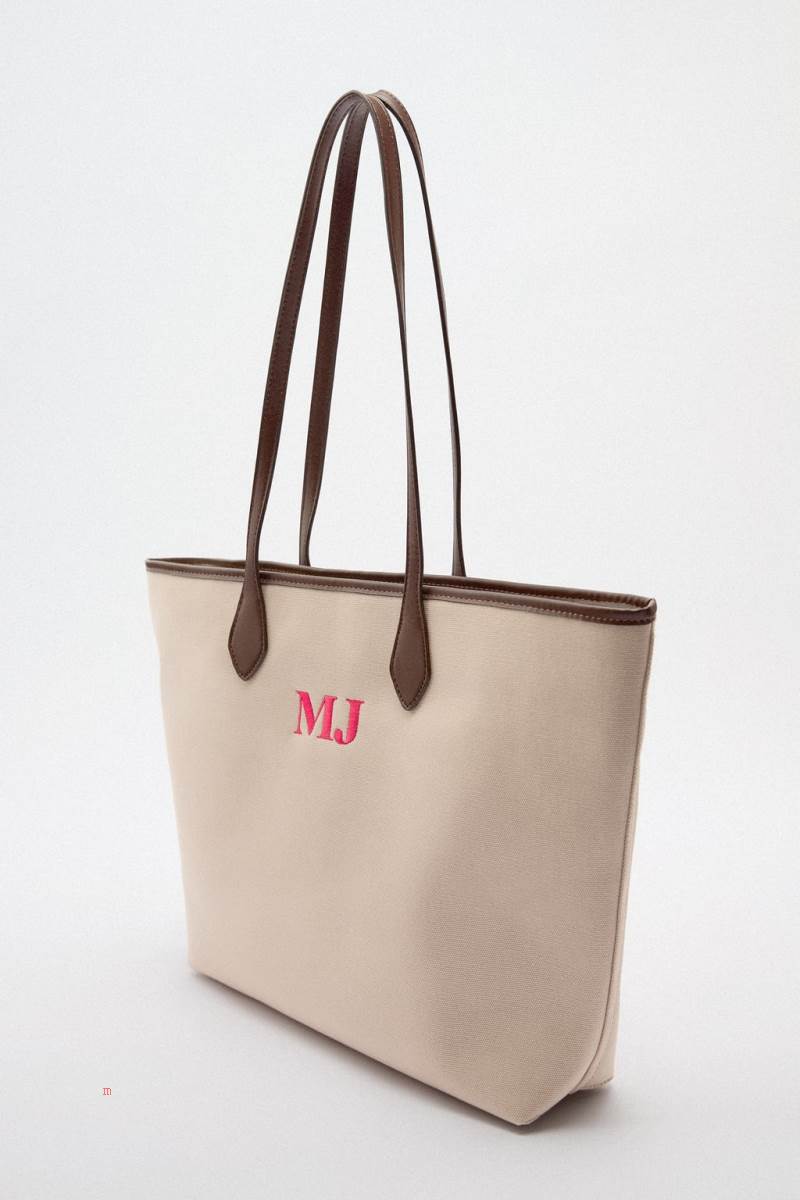 ZARA CANVAS Toteväska Dam Rosa | LHDRK-5317
