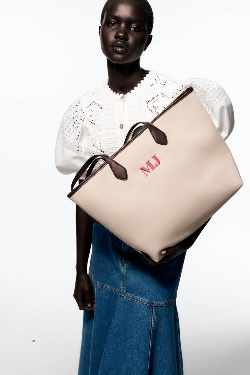 ZARA CANVAS Toteväska Dam Rosa | LHDRK-5317