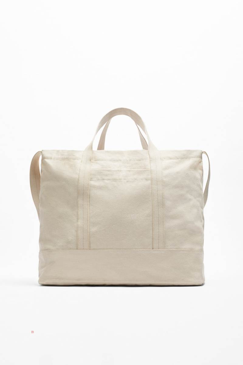 ZARA CANVAS Toteväska Herr Vita | WUEMA-1938
