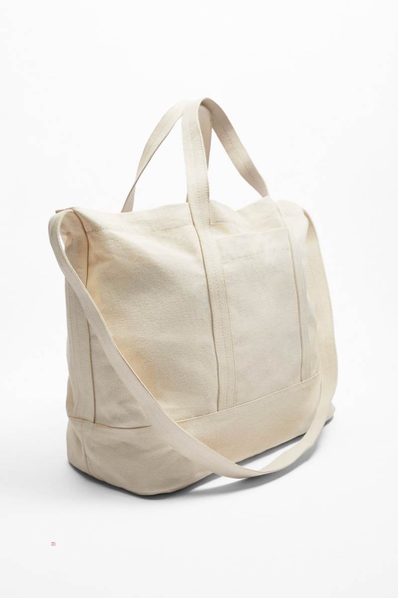 ZARA CANVAS Toteväska Herr Vita | WUEMA-1938