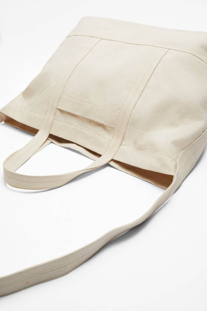 ZARA CANVAS Toteväska Herr Vita | WUEMA-1938