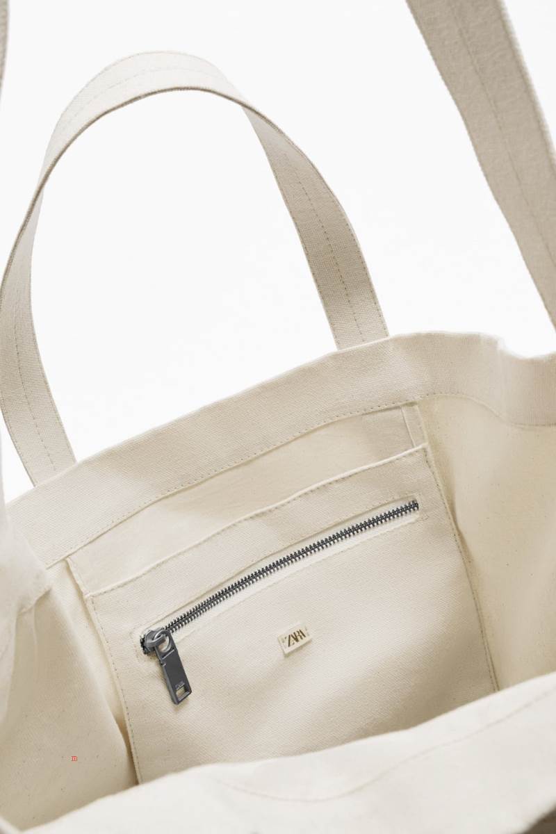 ZARA CANVAS Toteväska Herr Vita | WUEMA-1938