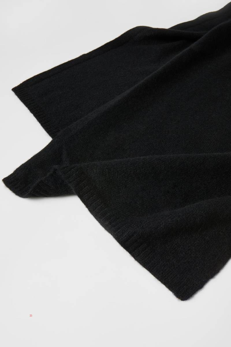 ZARA CASHMERE Halsduk Pojke Svarta | DITPE-7231