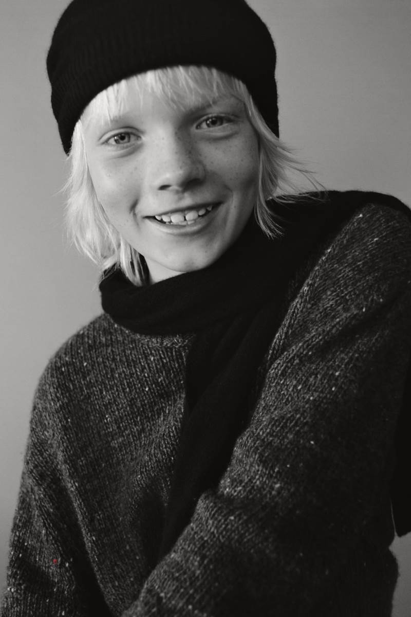 ZARA CASHMERE Halsduk Pojke Svarta | DITPE-7231