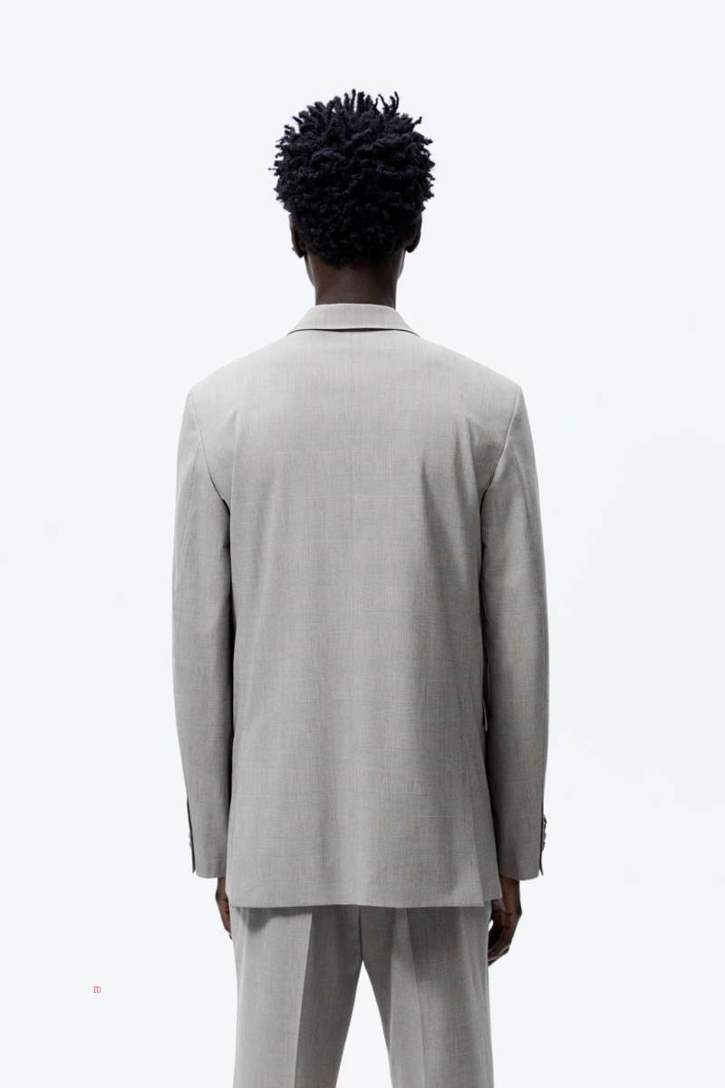 ZARA CHECKED SUIT Blazers Herr Bruna | MINEW-1590