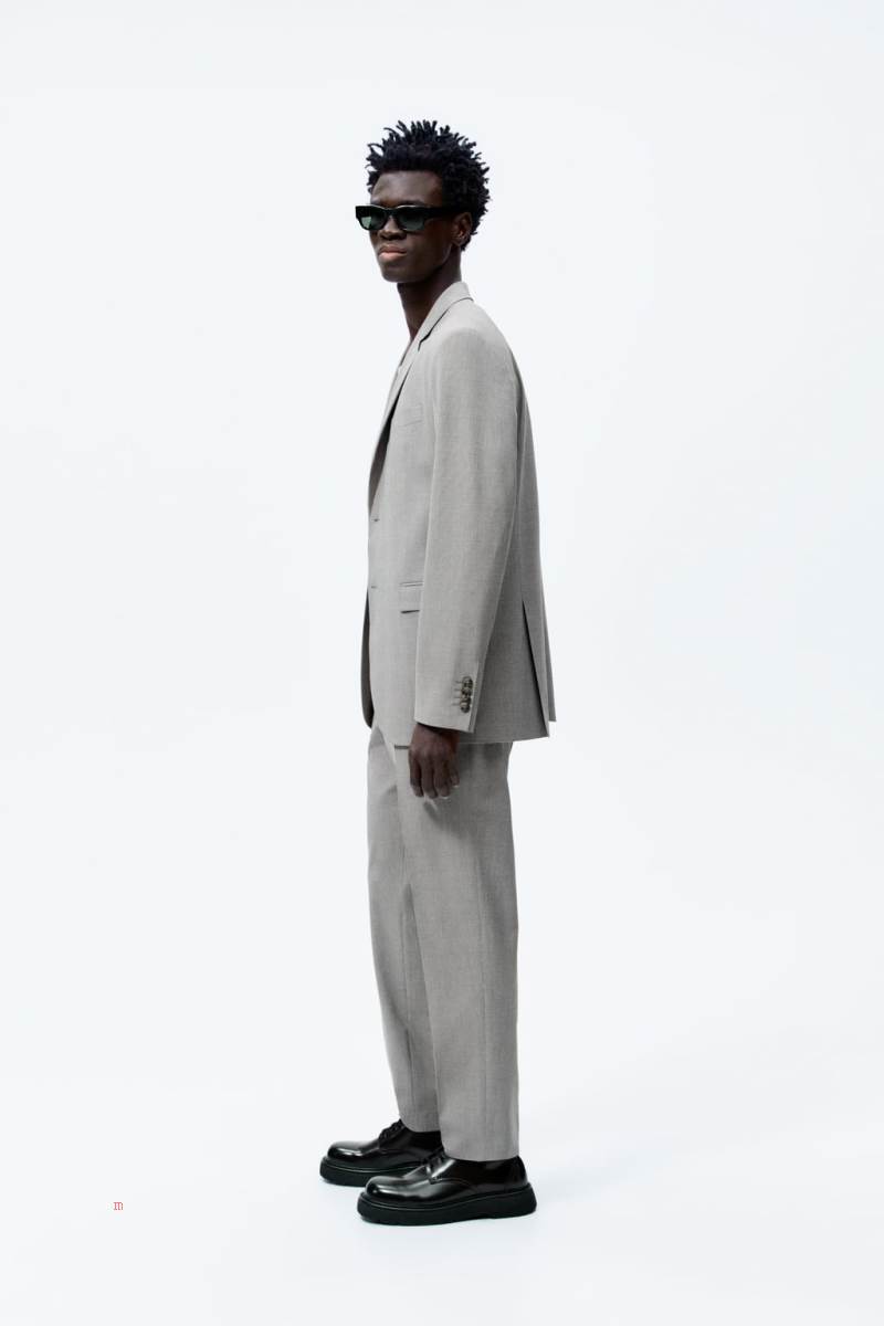 ZARA CHECKED SUIT Blazers Herr Bruna | MINEW-1590