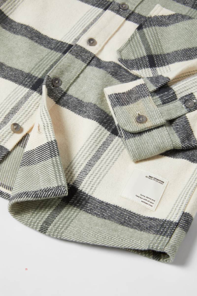 ZARA CHECK Övertröja Pojke Grå Vita | VBHCX-9273