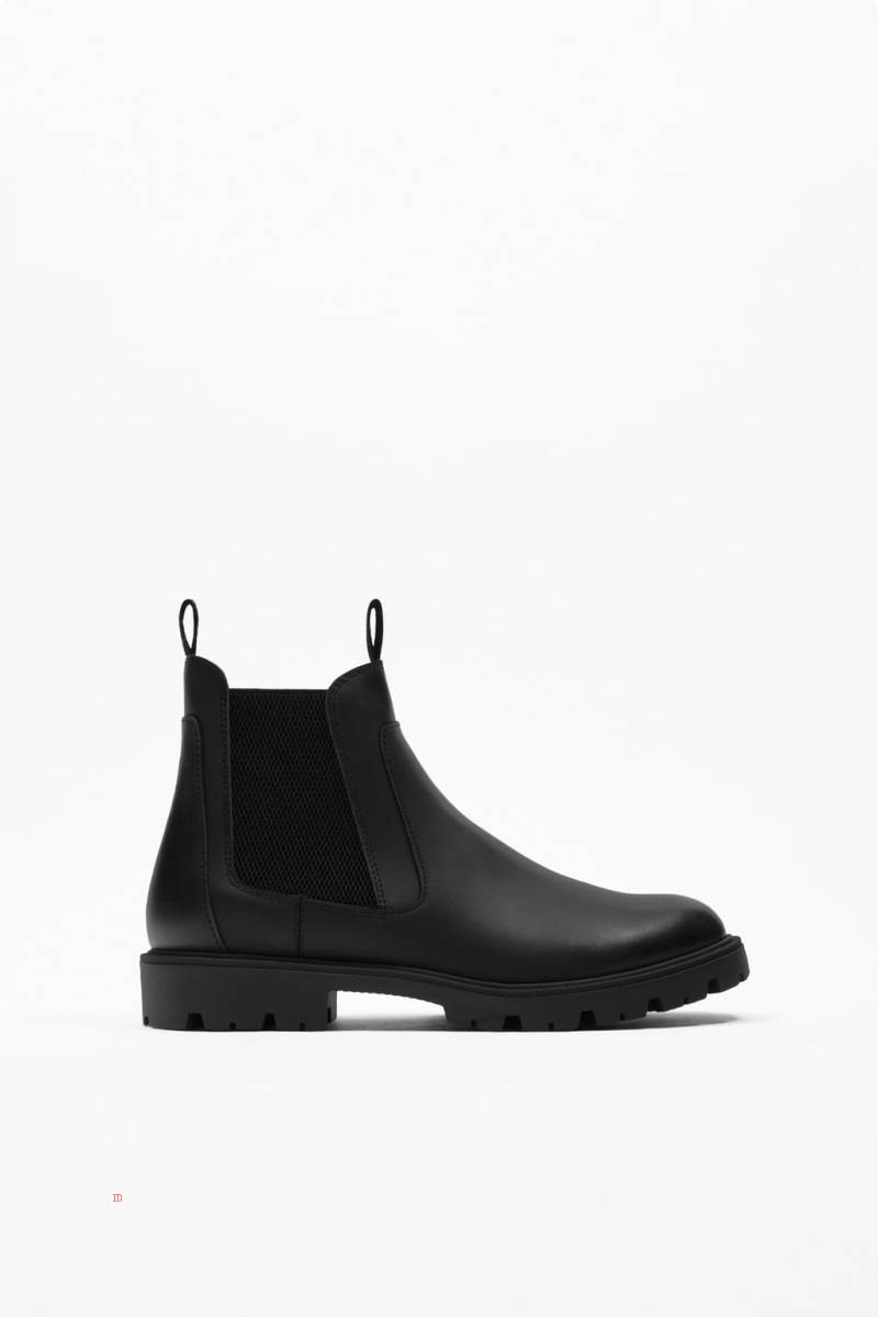 ZARA CHELSEA Ankelboots Herr Svarta | RKOVJ-3981