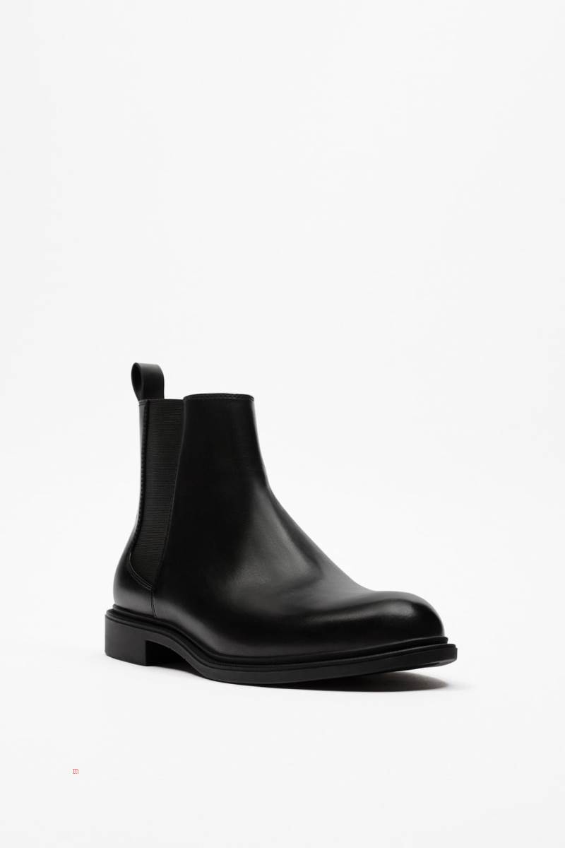 ZARA CHELSEA Ankelboots Herr Svarta | YUZPX-1539