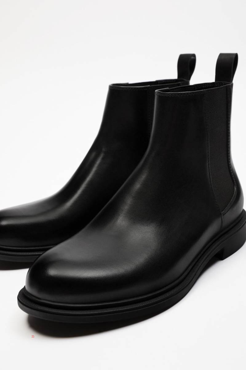 ZARA CHELSEA Ankelboots Herr Svarta | YUZPX-1539