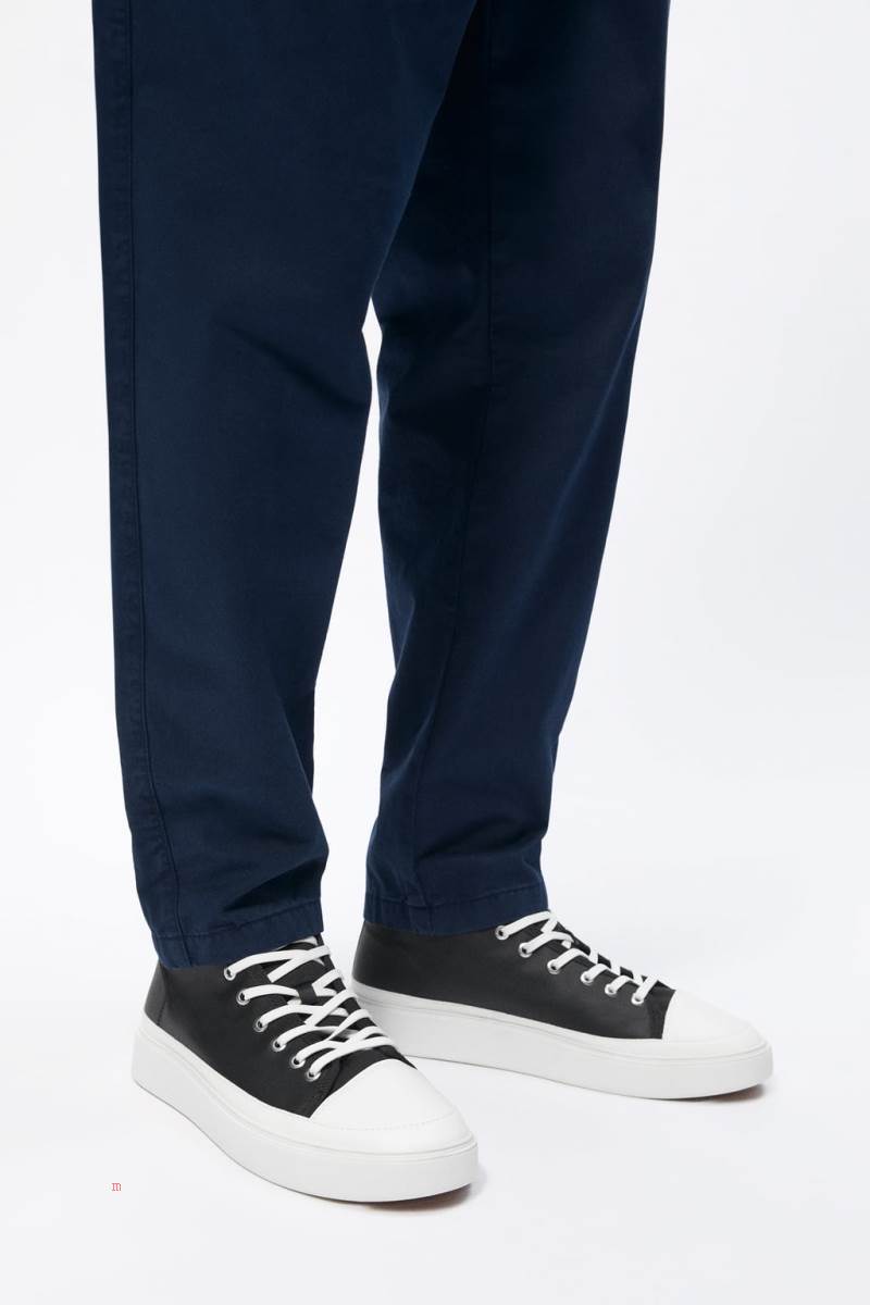 ZARA CHUNKY HIGH-TOP Träningsskor Herr Svarta | CRYJH-6581