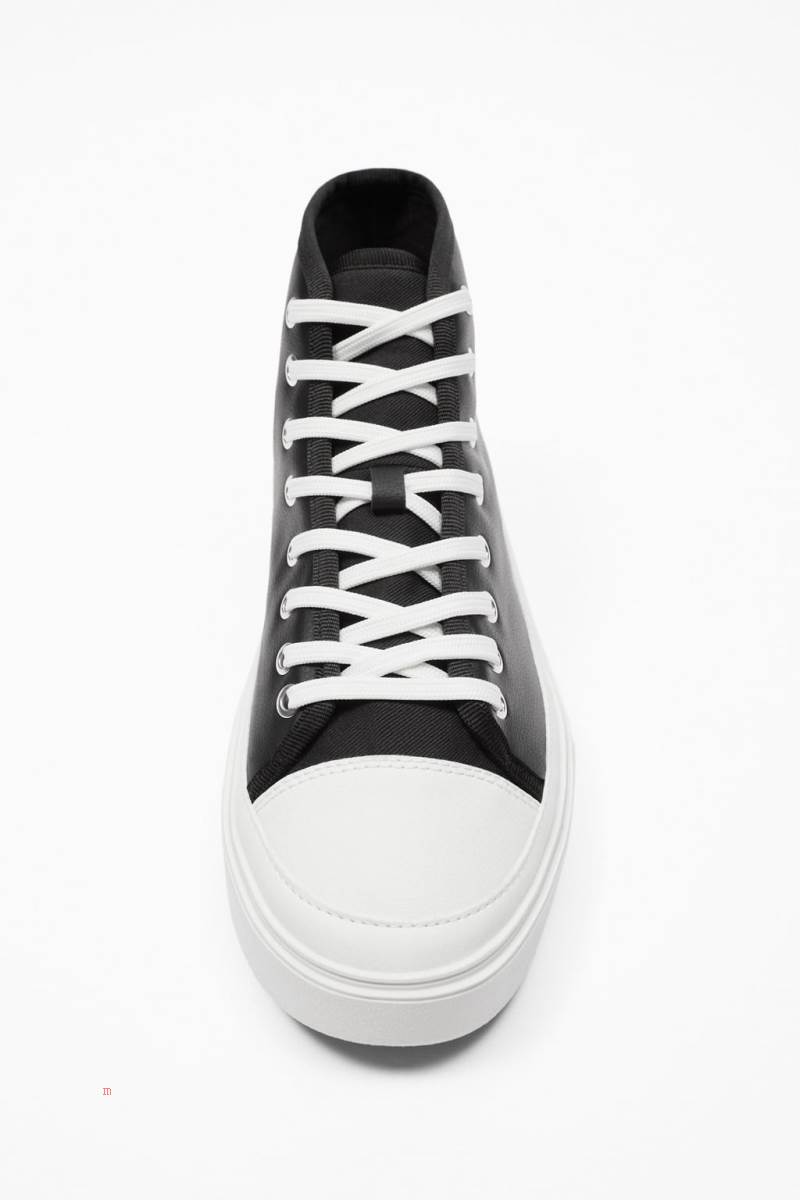 ZARA CHUNKY HIGH-TOP Träningsskor Herr Svarta | CRYJH-6581