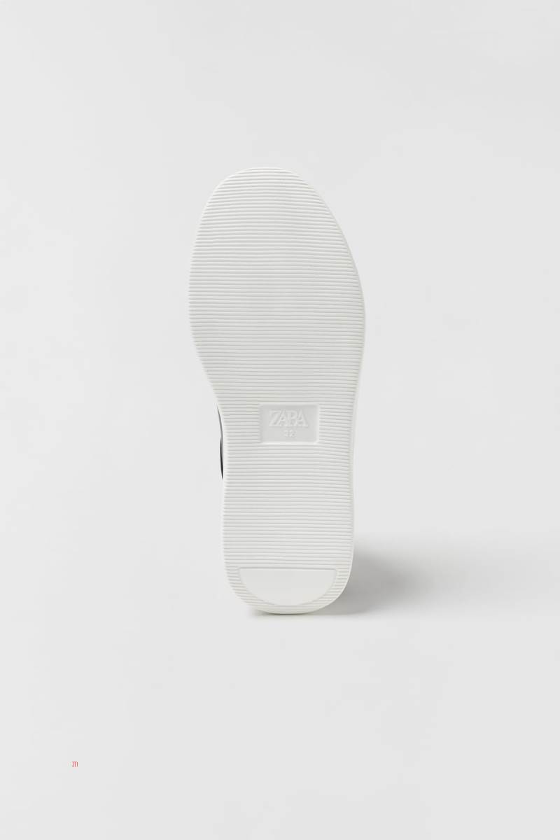 ZARA CHUNKY SOLE Sneakers Pojke Svarta | AJXGQ-2076