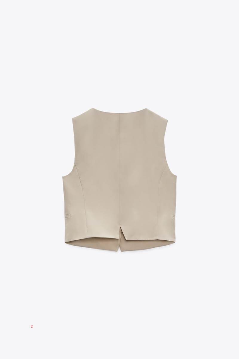 ZARA CLASSIC WITH POCKETS Kostym Väst Dam Bruna | QVLZC-9253