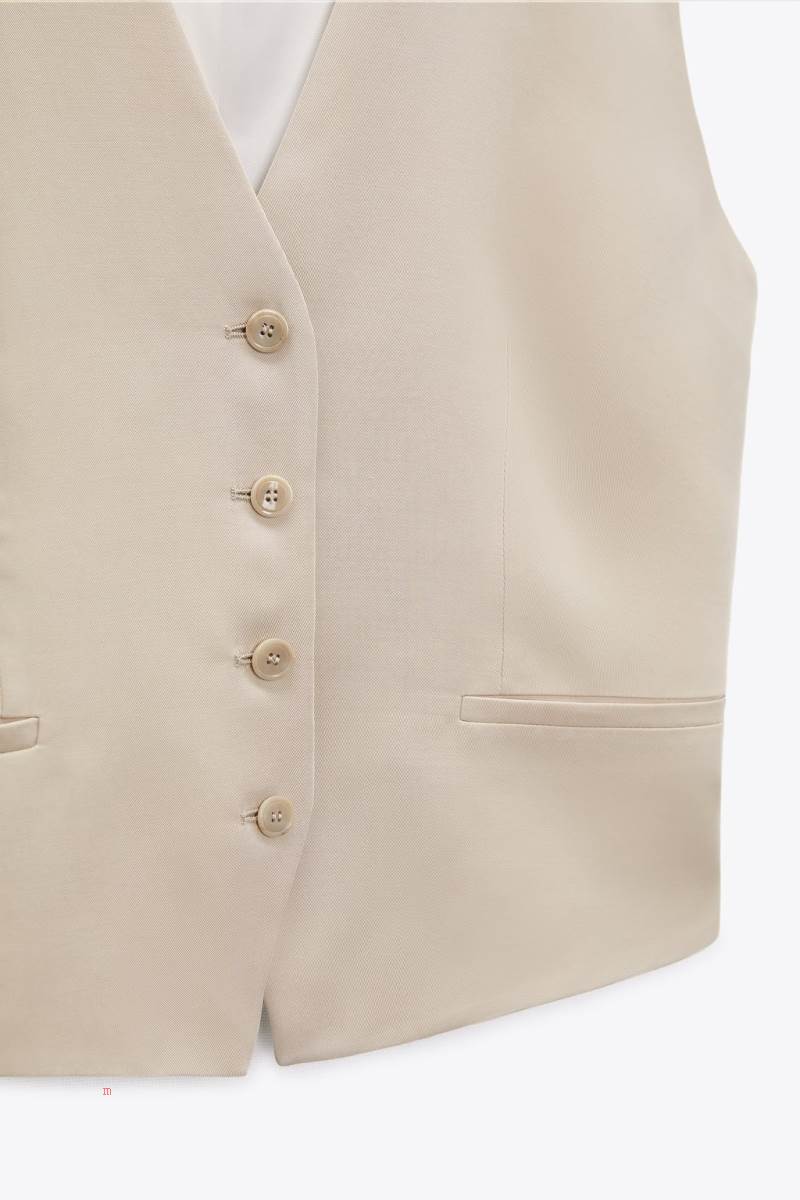 ZARA CLASSIC WITH POCKETS Kostym Väst Dam Bruna | QVLZC-9253