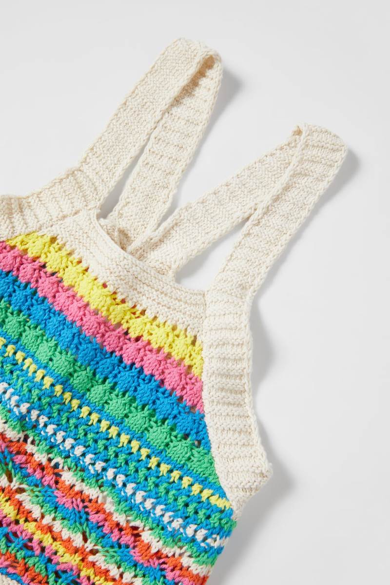 ZARA COLOURED CROCHET TOP Tröjor Tjej Olika Färger Röda | YVRPA-4268