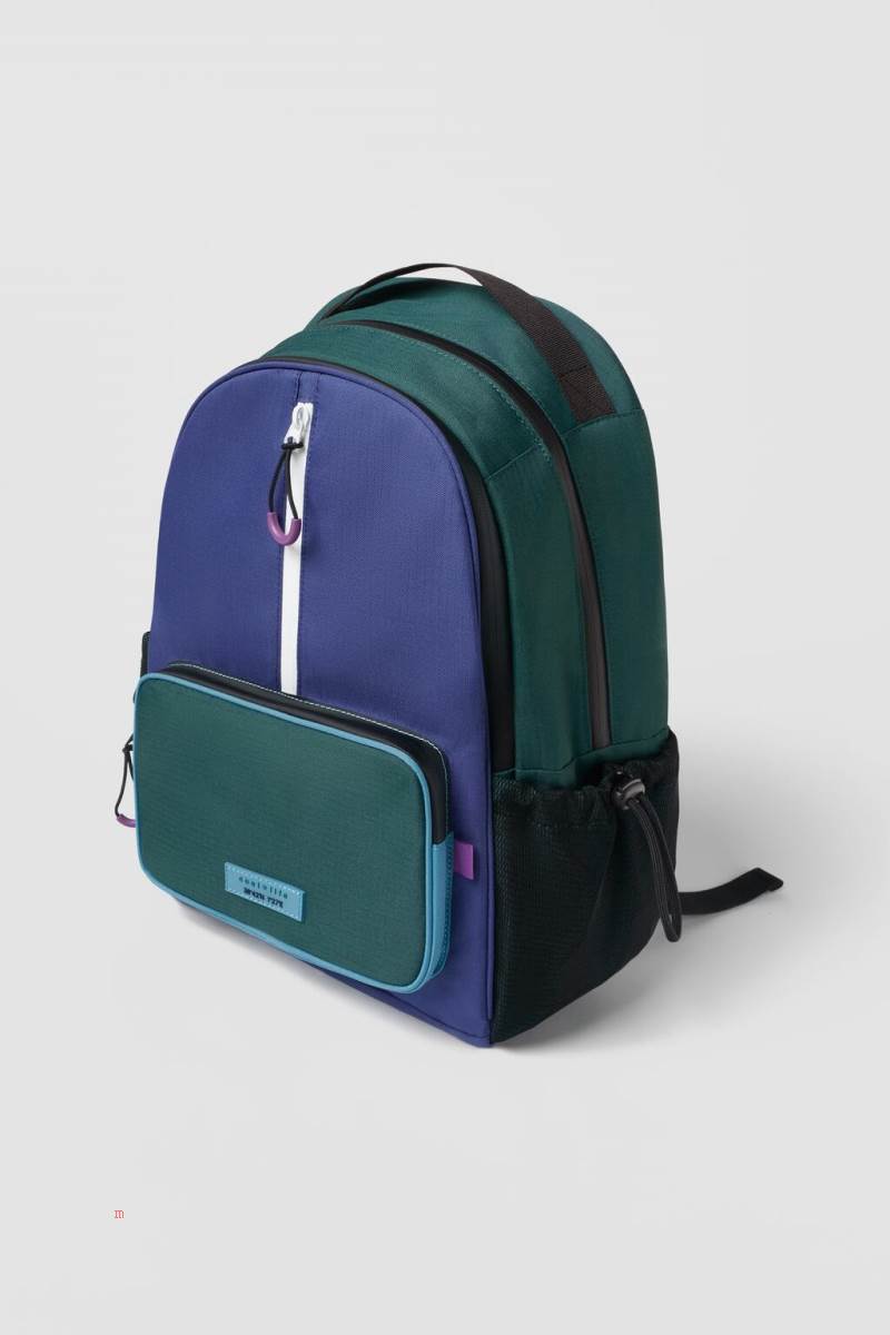 ZARA COLOURED Ryggsäck Tjej Blå | YFNCZ-7609