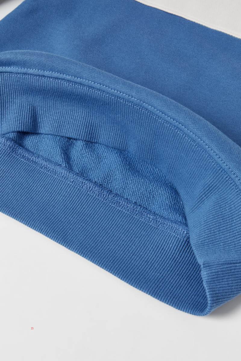 ZARA COLOUR BLOCK Sweatshirt Pojke Blå | GXLUA-6350