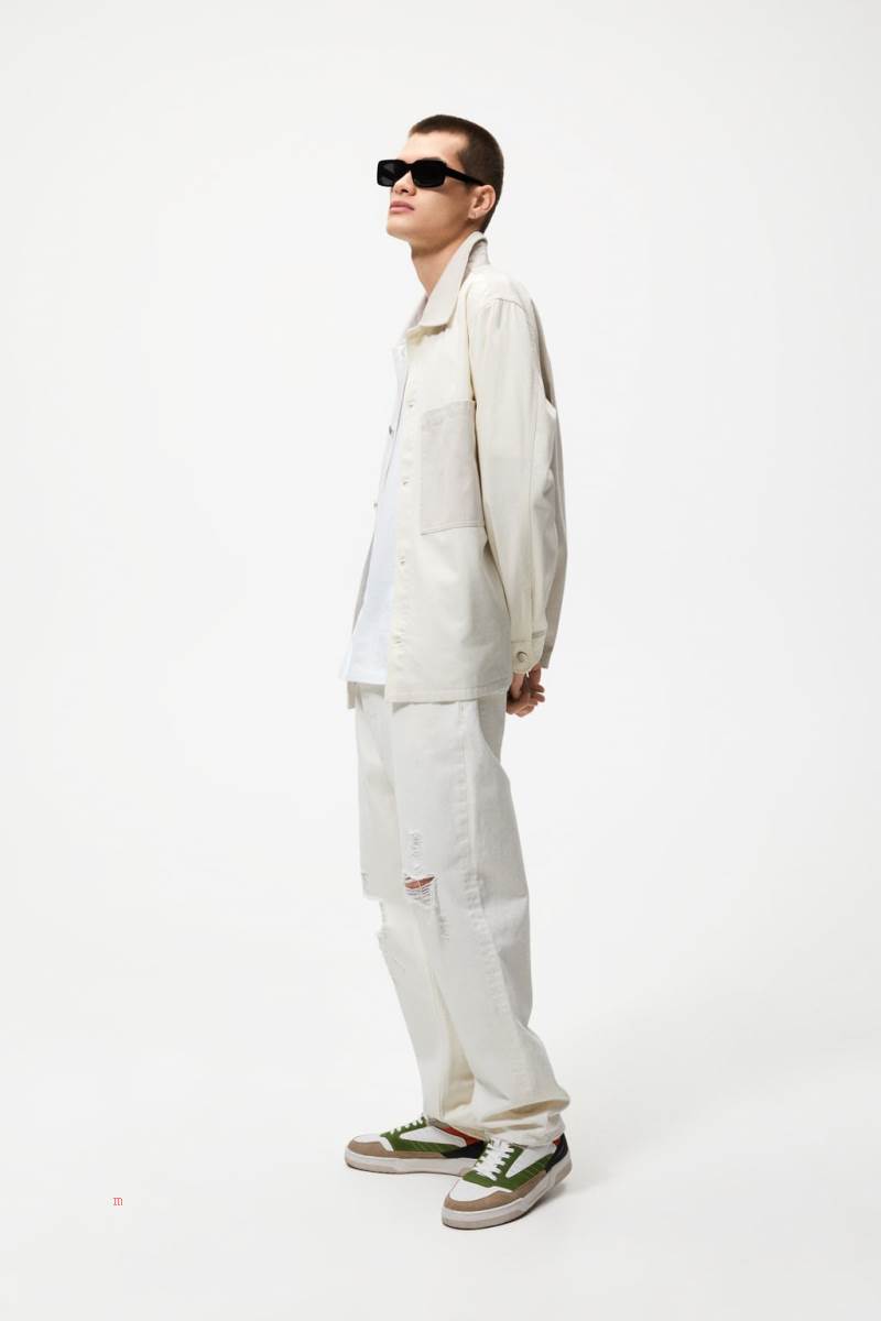 ZARA COLOUR BLOCK Övertröja Herr Olika Färger Röda | VFGOQ-0549