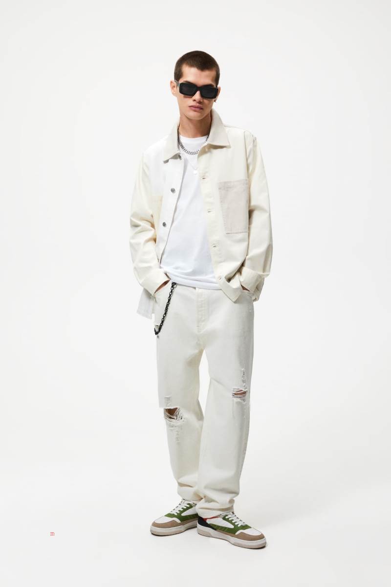 ZARA COLOUR BLOCK Övertröja Herr Olika Färger Röda | VFGOQ-0549