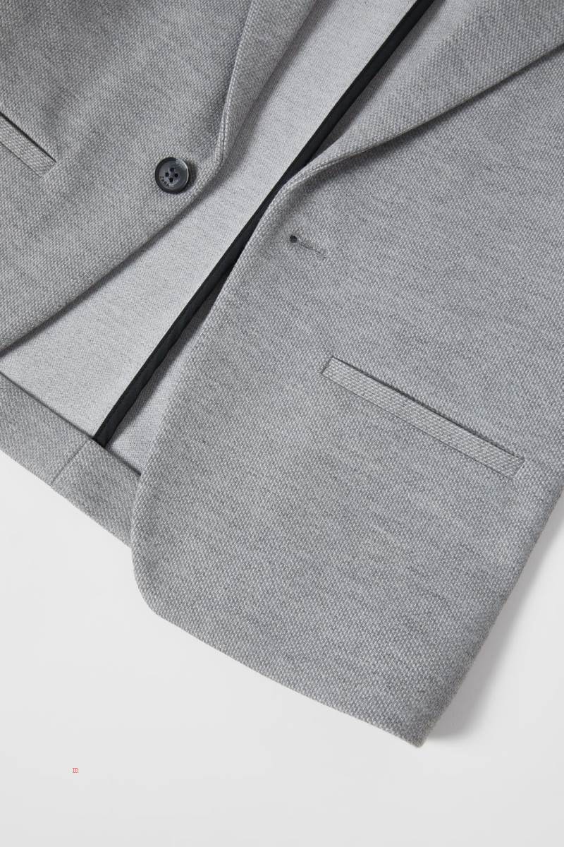 ZARA COMFORT FABRIC Blazers Pojke Grå | HWABP-4691