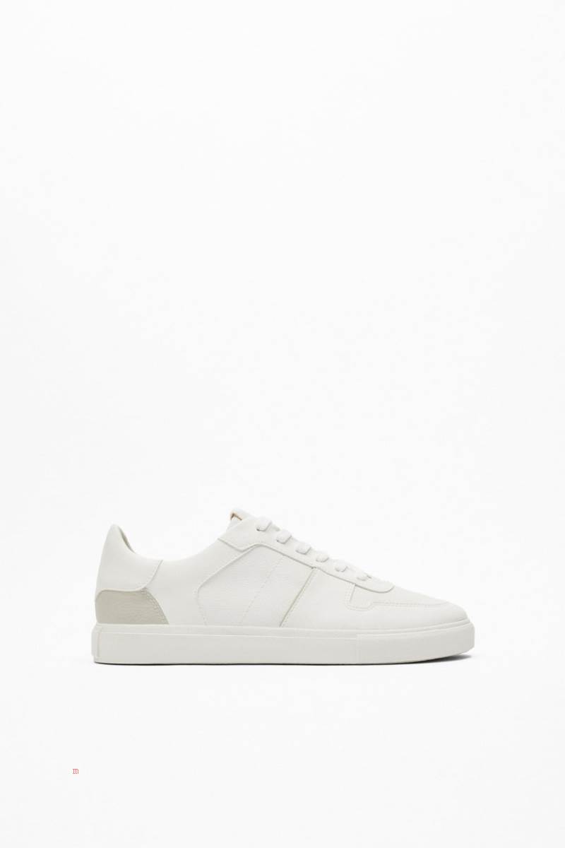 ZARA CONTRAST Sneakers Herr Vita | BNYEV-6315
